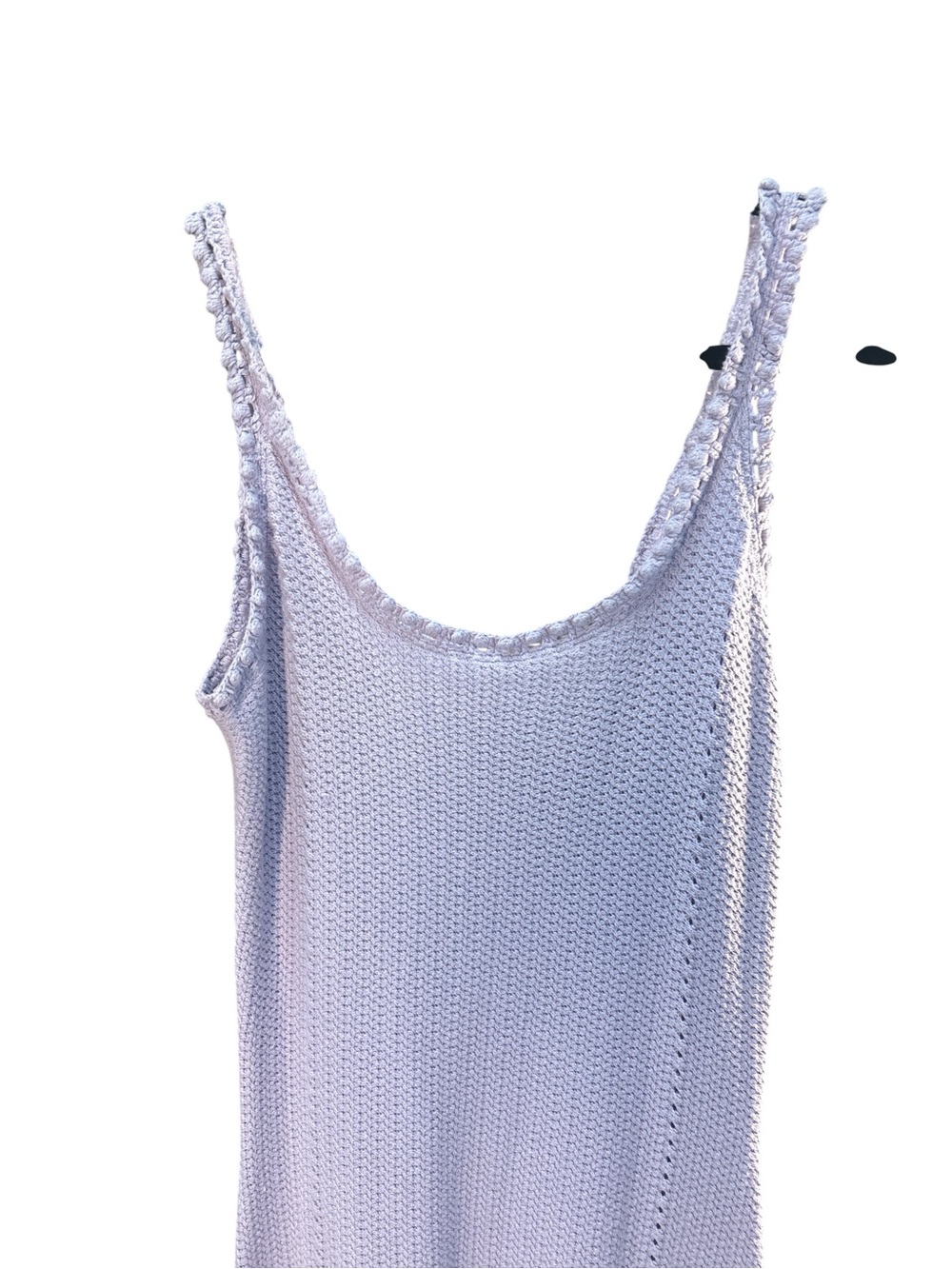 Adam Lippes Lavender Crochet Knit Maxi Dress MSRP $490 - Picture 7 of 10